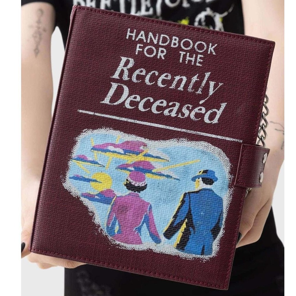 killstar handbook for the recently‎ deceased handbag beetlejuice licensed